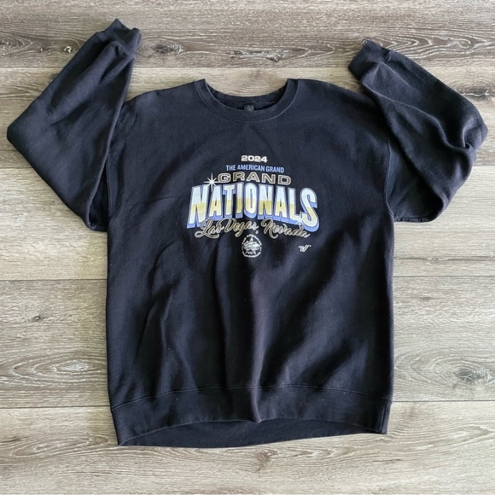 2024 The American Grand Grand Nationals Las Vegas Sweatshirt Size Large Black